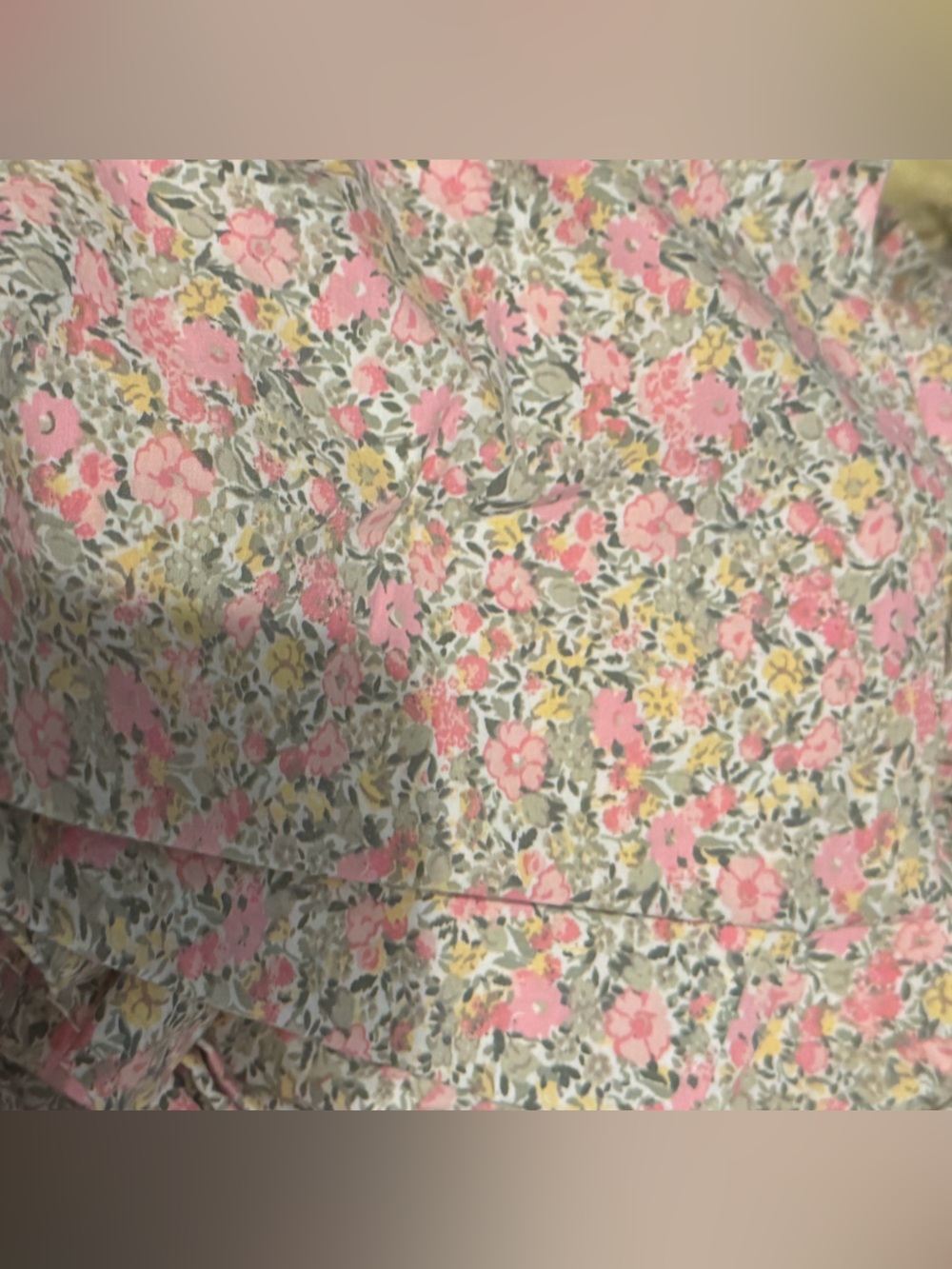 Laura Ashley Floral Cotton Sheets in Pink and Cream twin/twin XL